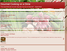 Tablet Screenshot of gourmetcookingonadime.blogspot.com