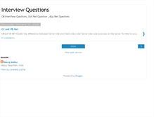 Tablet Screenshot of interviews-question.blogspot.com