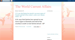 Desktop Screenshot of currentaffairsofworld.blogspot.com