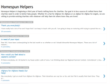 Tablet Screenshot of homespunhelpers.blogspot.com