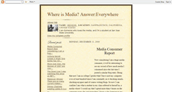 Desktop Screenshot of my-thoughts-on-the-media.blogspot.com