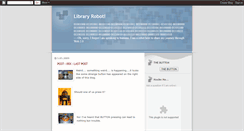 Desktop Screenshot of libraryrobot.blogspot.com