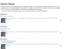 Tablet Screenshot of libraryrobot.blogspot.com
