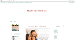 Desktop Screenshot of danielle-makingthemostoflife.blogspot.com