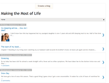 Tablet Screenshot of danielle-makingthemostoflife.blogspot.com