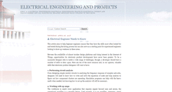 Desktop Screenshot of electricalengproject.blogspot.com