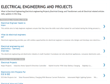 Tablet Screenshot of electricalengproject.blogspot.com