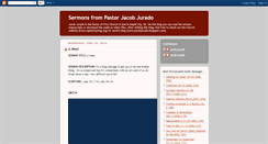 Desktop Screenshot of pastorjacob.blogspot.com