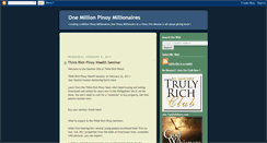 Desktop Screenshot of onemillionpinoymillionaires.blogspot.com