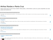 Tablet Screenshot of minhaspaixoesepontocruz.blogspot.com