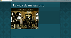 Desktop Screenshot of lavidadeun-vampiro.blogspot.com