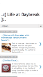 Mobile Screenshot of lifeatdaybreak.blogspot.com