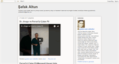 Desktop Screenshot of gazeteci-yazarsafakaltun.blogspot.com