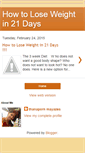 Mobile Screenshot of diettoloseweightfast.blogspot.com