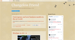 Desktop Screenshot of changelessfriend.blogspot.com