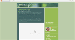 Desktop Screenshot of globaldialect.blogspot.com