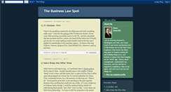 Desktop Screenshot of businesslawspot.blogspot.com