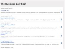 Tablet Screenshot of businesslawspot.blogspot.com