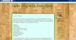 Desktop Screenshot of garlicgoeswitheverything.blogspot.com