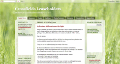 Desktop Screenshot of crossfieldsleaseholders.blogspot.com