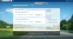 Desktop Screenshot of gravytrainonline2.blogspot.com