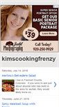 Mobile Screenshot of kimscookingfrenzy.blogspot.com