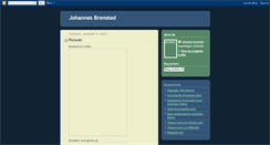 Desktop Screenshot of johannesbronsted.blogspot.com