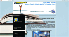 Desktop Screenshot of escolamunicipalmariapereiraleite.blogspot.com