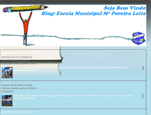 Tablet Screenshot of escolamunicipalmariapereiraleite.blogspot.com