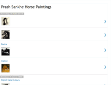 Tablet Screenshot of prashsankhe-horsepaintings.blogspot.com