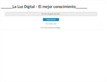 Tablet Screenshot of laluzdigital.blogspot.com