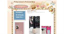 Desktop Screenshot of pinkyliciousprelovedbox.blogspot.com