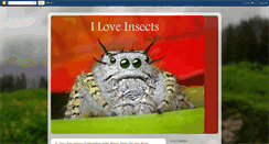Desktop Screenshot of i-love-insects.blogspot.com