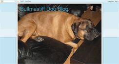 Desktop Screenshot of bullmastiffdogblog.blogspot.com