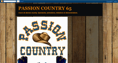 Desktop Screenshot of passioncountry65.blogspot.com