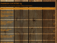 Tablet Screenshot of passioncountry65.blogspot.com