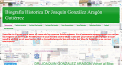 Desktop Screenshot of drjgonzalezaragonbiografia.blogspot.com