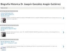 Tablet Screenshot of drjgonzalezaragonbiografia.blogspot.com