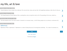 Tablet Screenshot of mylife-art-love.blogspot.com