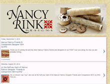 Tablet Screenshot of nancyrinkdesigns.blogspot.com