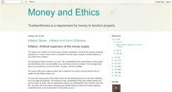 Desktop Screenshot of moneyandethics.blogspot.com