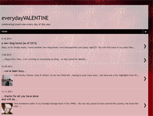 Tablet Screenshot of everydayvalentine.blogspot.com