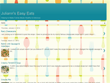 Tablet Screenshot of juliannseasyeats.blogspot.com