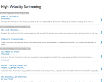 Tablet Screenshot of highvelocityswimming.blogspot.com