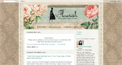 Desktop Screenshot of flourishfloraldesignstudio.blogspot.com