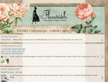 Tablet Screenshot of flourishfloraldesignstudio.blogspot.com