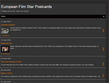 Tablet Screenshot of filmstarpostcards.blogspot.com