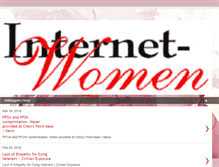 Tablet Screenshot of internet-women.blogspot.com