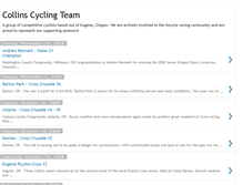 Tablet Screenshot of collins-cycling.blogspot.com