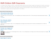 Tablet Screenshot of ourchildrenourclassrooms.blogspot.com